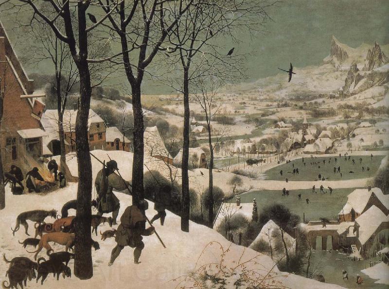 Pieter Bruegel Snow hunting France oil painting art